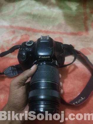 Canon 600D With 55-250 Zoom Lens+ 18-55 KIt Lens